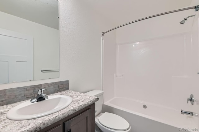 6261 Red Cedar St, Frederick, CO 80530 - bathroom with toilet, bathing tub / shower combination, and vanity