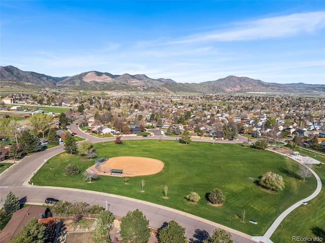 4733 S Vivian Ct, Morrison, CO 80465 - view of mountain background with nearby suburban area