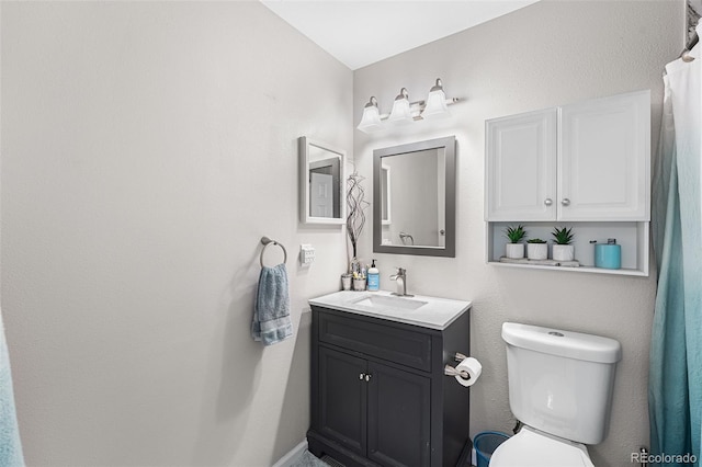 4733 S Vivian Ct, Morrison, CO 80465 - bathroom with vanity and toilet