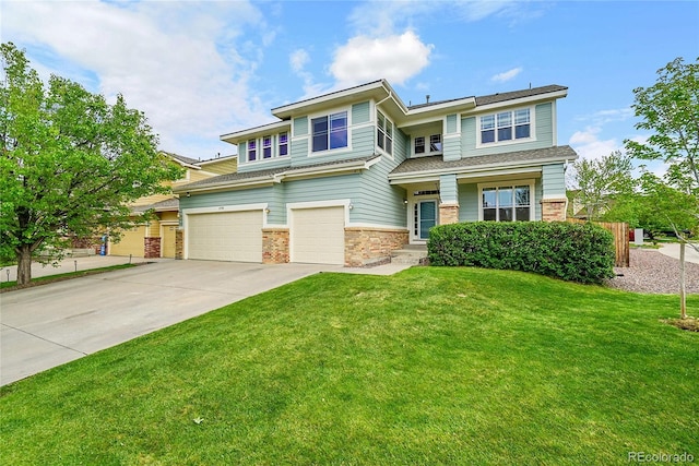 3590 S Malaya St, Aurora, CO 80013 - prairie-style home with a garage and driveway