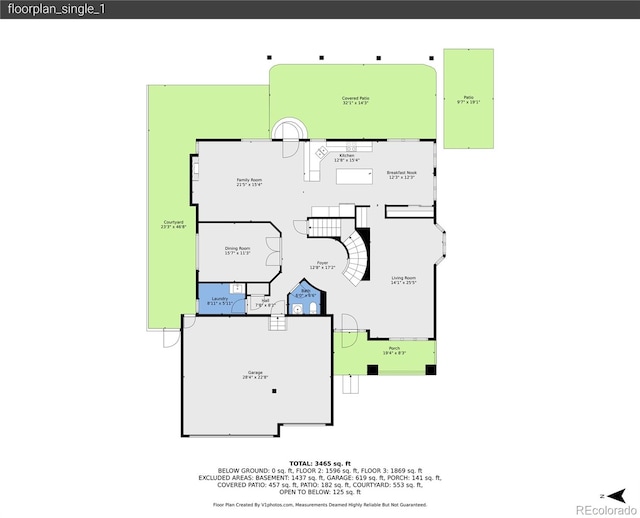 3590 S Malaya St, Aurora, CO 80013 - floor plan / room layout