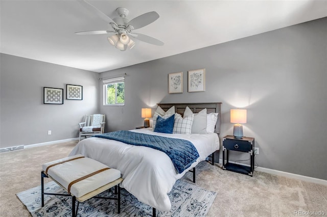 8696 E Easter Ave, Centennial, CO 80112 - carpeted bedroom with baseboards and a ceiling fan