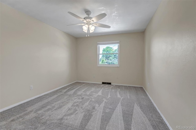 8696 E Easter Ave, Centennial, CO 80112 - carpeted spare room featuring ceiling fan and baseboards