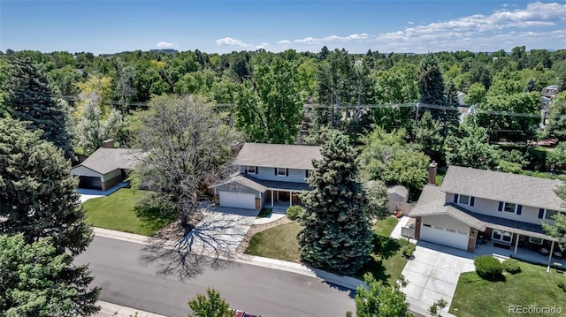 8696 E Easter Ave, Centennial, CO 80112 - view of subject property with a forest