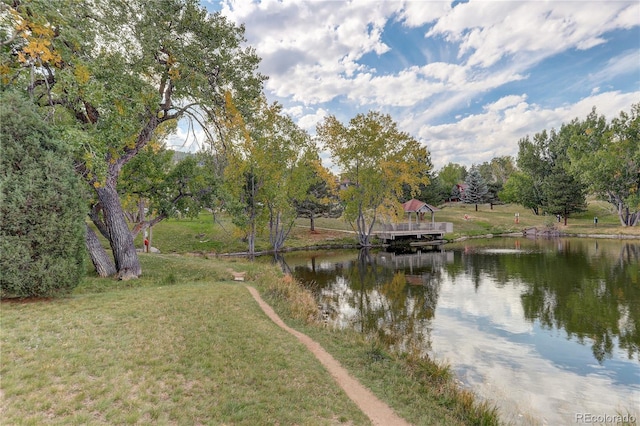 property view of water