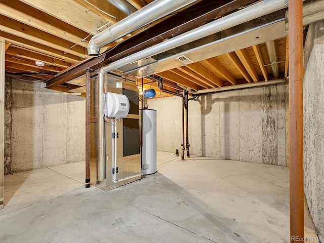 7781 S Curtice Dr Unit D, Littleton, CO 80120 - unfinished below grade area with water heater