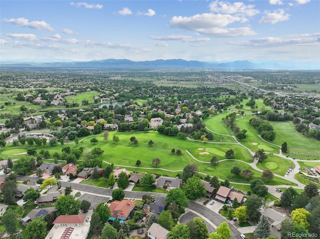 11621 Shoshone Way, Denver, CO 80234 - aerial view of residential area featuring a water and mountain view and a golf course