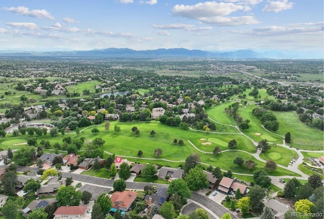11621 Shoshone Way, Denver, CO 80234 - aerial perspective of suburban area with a water and mountain view and a local golf course