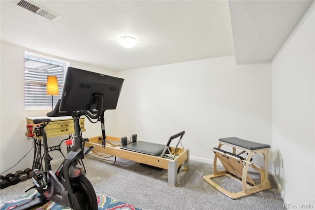 6188 S Westview St, Littleton, CO 80120 - workout area with carpet flooring, baseboards, and visible vents