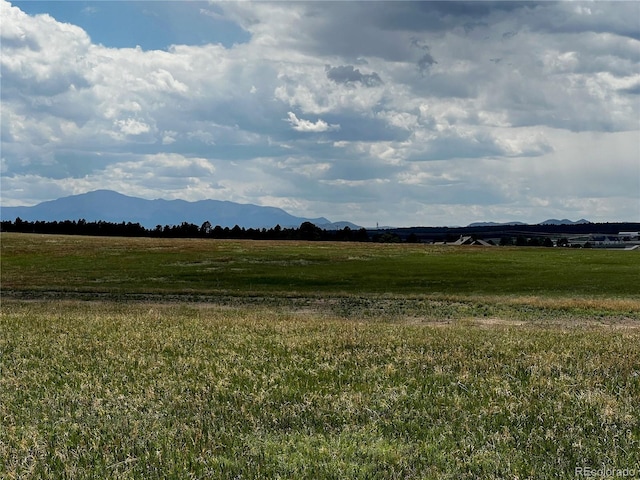 16990 Early Light Dr, Colorado Springs, CO 80908 - property view of mountains featuring a rural view