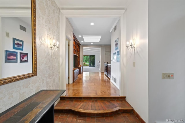 2800 S University Blvd Unit 1, Denver, CO 80210 - corridor with baseboards and recessed lighting