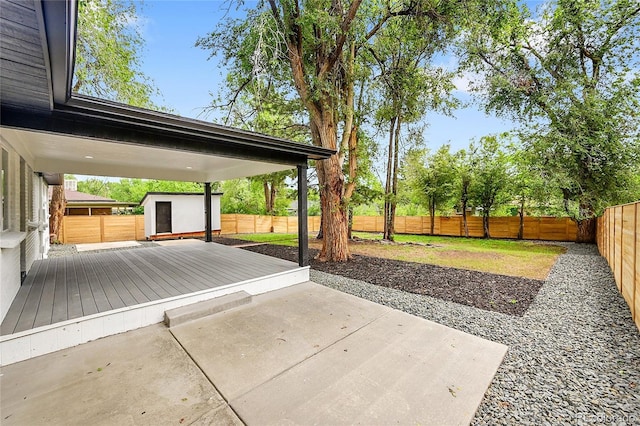 6526 S Elmwood St, Littleton, CO 80120 - fenced backyard with a patio area and a wooden deck