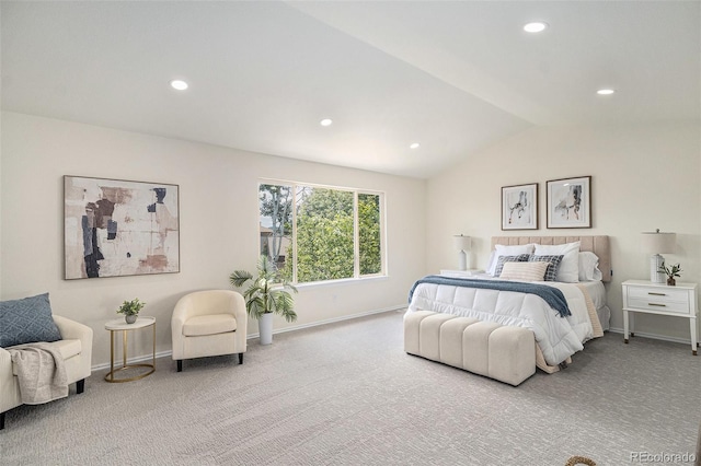 11868 W Progress Ave, Littleton, CO 80127 - carpeted bedroom with recessed lighting and vaulted ceiling