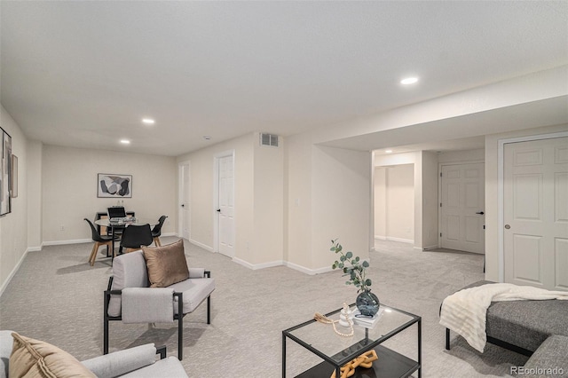 11868 W Progress Ave, Littleton, CO 80127 - living area with recessed lighting and light colored carpet