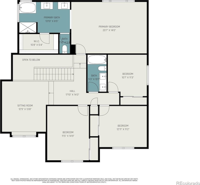 11868 W Progress Ave, Littleton, CO 80127 - view of property floor plan