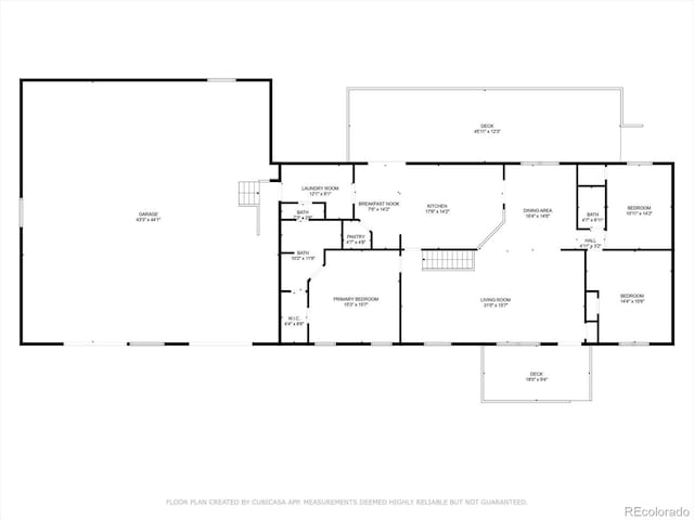 43343 E Arkansas Pl, Bennett, CO 80102 - floor plan / room layout