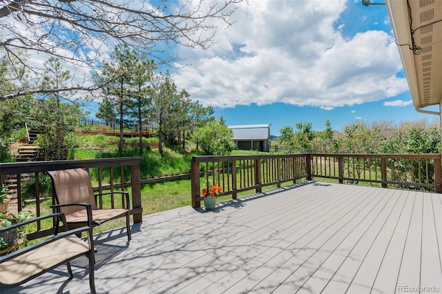 view of deck