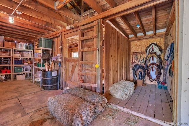 view of storage room