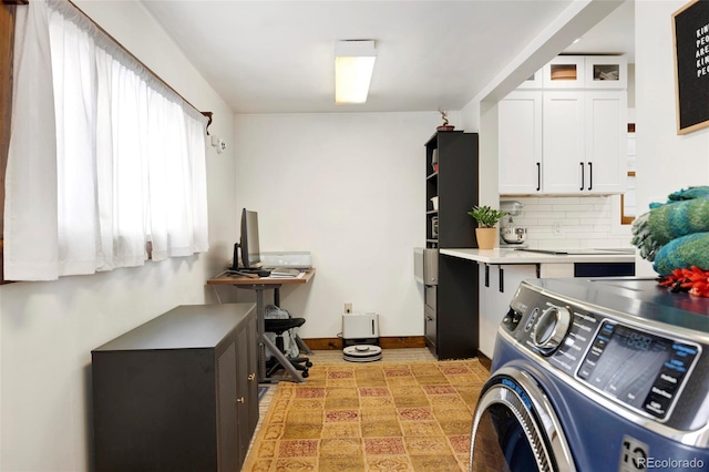 view of laundry room