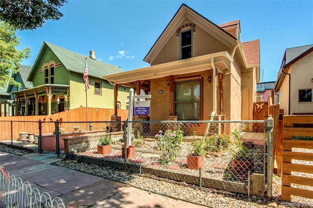 view of victorian home