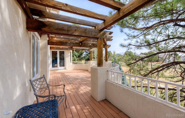 7022 Secrest Ct, Arvada, CO 80007 - view of wooden deck