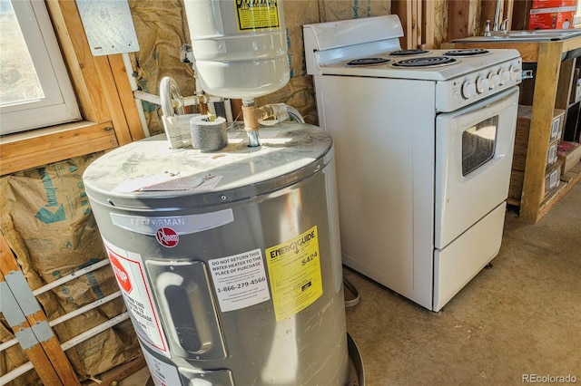 4178 County Road 504, Walsenburg, CO 81089 - utilities with water heater and a sink