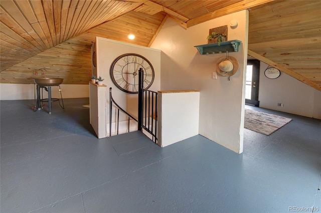 114 N 7th St, Colorado Springs, CO 80905 - bonus room featuring wood ceiling and lofted ceiling