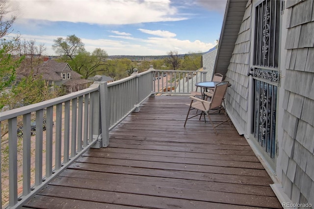 114 N 7th St, Colorado Springs, CO 80905 - view of wooden deck