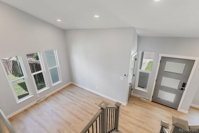 4740 W 108th Pl, Westminster, CO 80031 - entrance foyer with light wood finished floors and recessed lighting