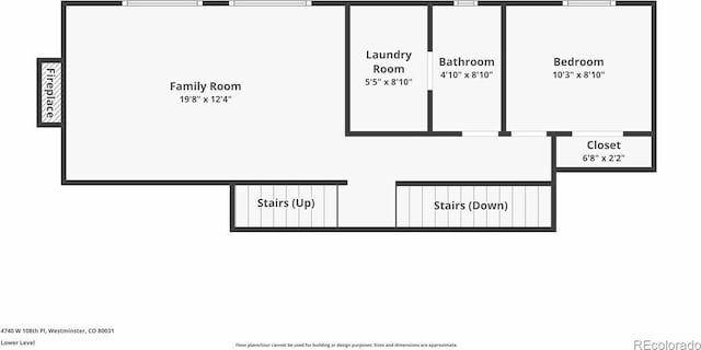 4740 W 108th Pl, Westminster, CO 80031 - view of property floor plan