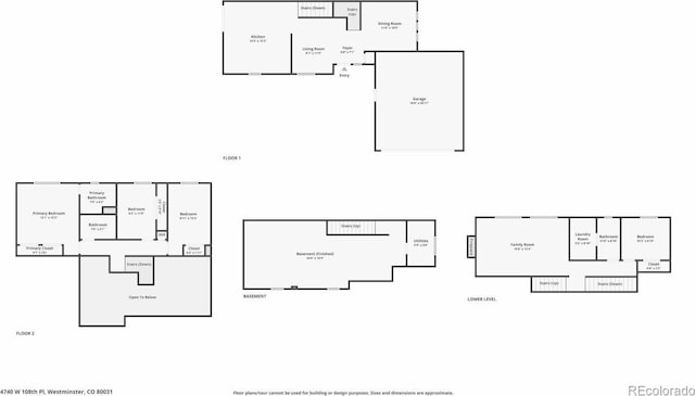 4740 W 108th Pl, Westminster, CO 80031 - view of room layout