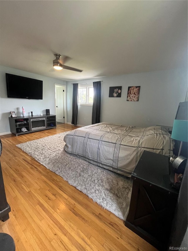 1158 E Easter Ct, Centennial, CO 80122 - bedroom featuring wood finished floors and ceiling fan
