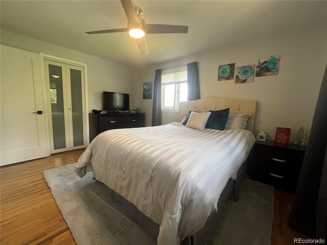 1158 E Easter Ct, Centennial, CO 80122 - bedroom featuring wood finished floors and ceiling fan
