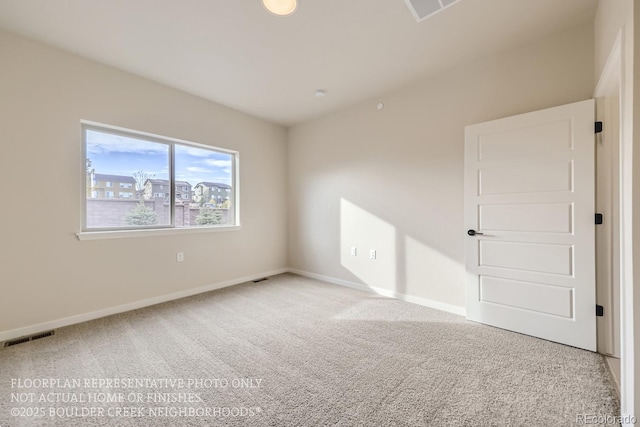 834 W 128th Pl, Westminster, CO 80234 - empty room featuring baseboards, visible vents, and light colored carpet