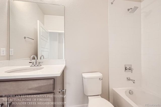 834 W 128th Pl, Westminster, CO 80234 - full bathroom with toilet, vanity, and  shower combination