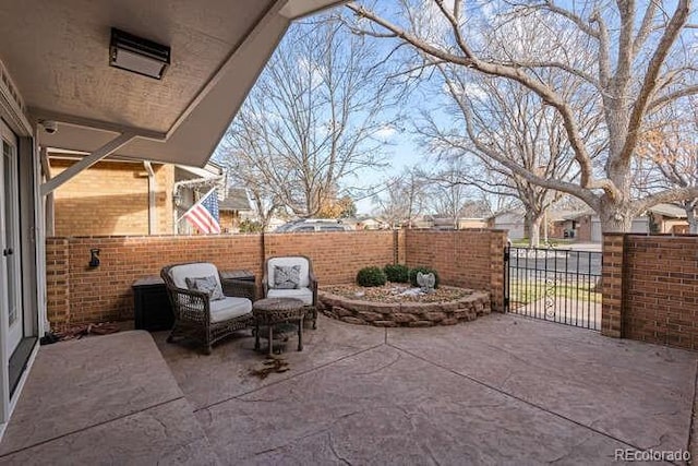 view of patio