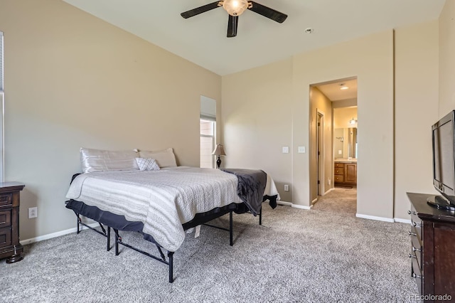 10117 Waco St, Commerce City, CO 80022 - carpeted bedroom with baseboards and ceiling fan