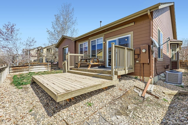 10117 Waco St, Commerce City, CO 80022 - back of house with a fenced backyard and a deck