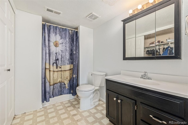 2634 E 132nd Ave, Thornton, CO 80241 - bathroom with tile patterned floors, vanity, and a shower with shower curtain