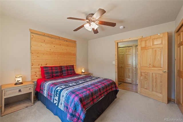 1948 Wagon Wheel Rd, Hartsel, CO 80449 - bedroom featuring carpet floors and ceiling fan