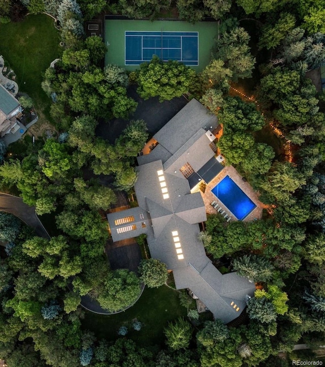 4766 S Fillmore Ct, Cherry Hills Village, CO 80113 - aerial view of property and surrounding area