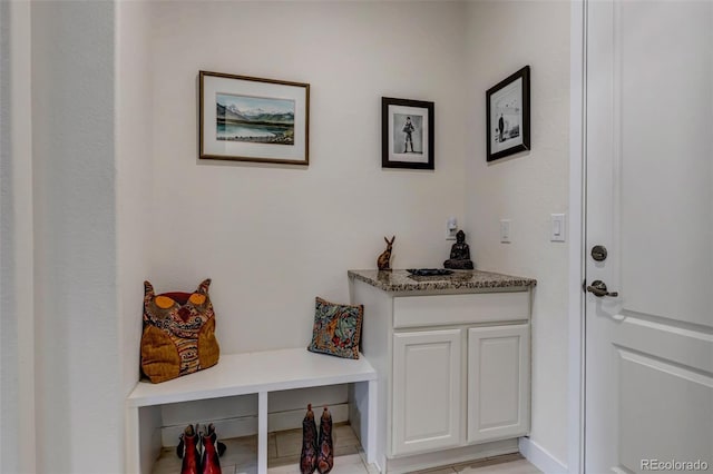 mudroom featuring baseboards