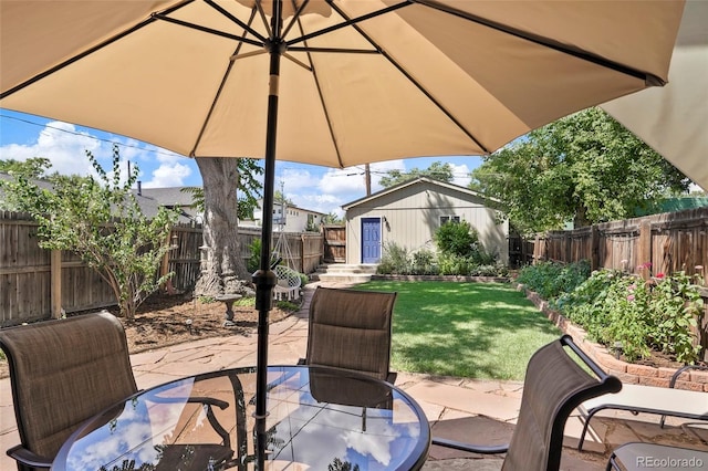 view of patio