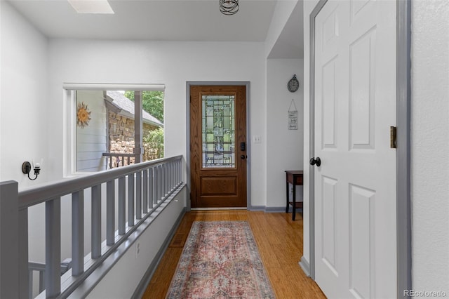 12277 W Chenango Dr, Morrison, CO 80465 - entrance foyer featuring wood finished floors