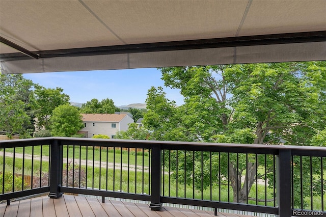 12277 W Chenango Dr, Morrison, CO 80465 - view of wooden terrace