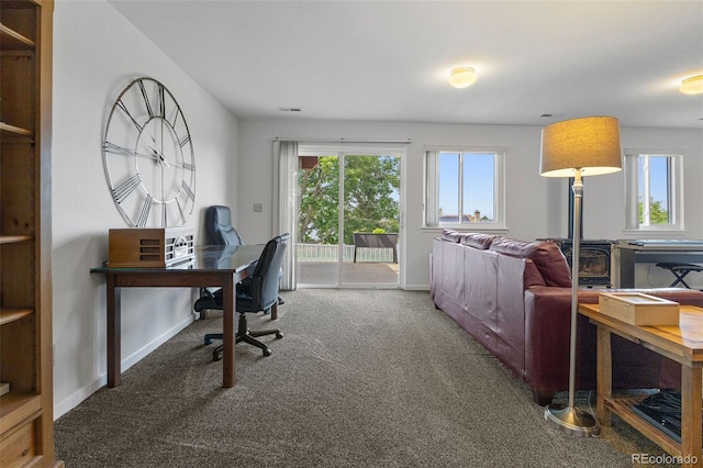 12277 W Chenango Dr, Morrison, CO 80465 - carpeted office with baseboards