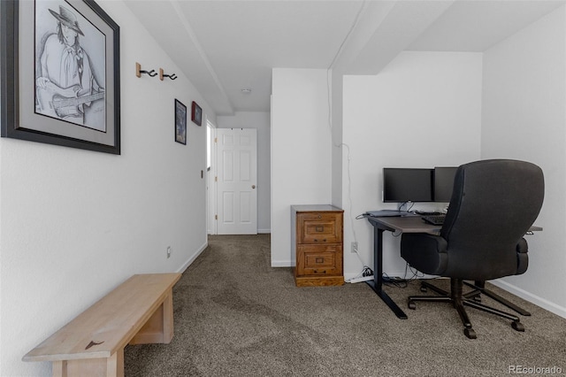 12277 W Chenango Dr, Morrison, CO 80465 - office with carpet floors and baseboards