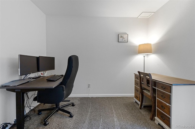 12277 W Chenango Dr, Morrison, CO 80465 - carpeted home office with baseboards