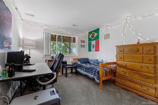 12277 W Chenango Dr, Morrison, CO 80465 - bedroom featuring carpet flooring and a desk