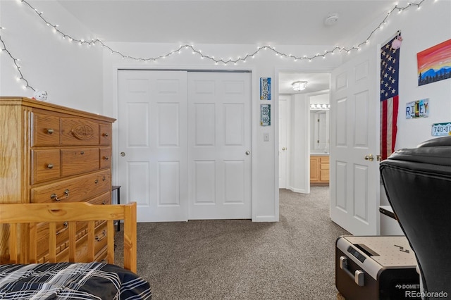 12277 W Chenango Dr, Morrison, CO 80465 - carpeted bedroom featuring a closet